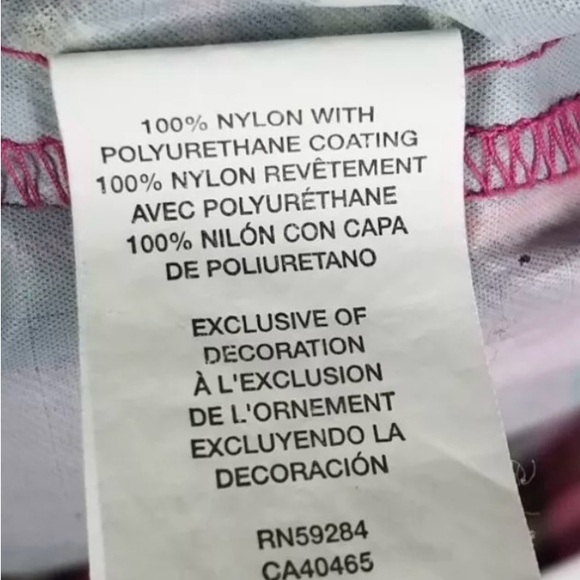 The Children's Place Girls Size 7/8 Nylon Pink Plaid Hooded Windbreaker Jacket - Picture 5 of 5